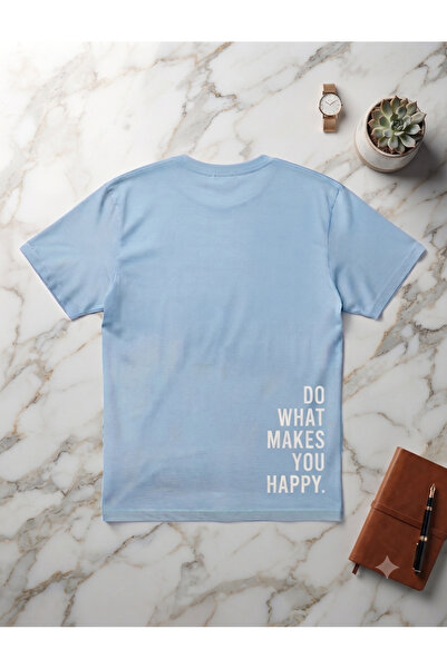 KOZİA OUTDOORS Men'S/Women's Unisex Do What Makes You Happy Printed Crew Neck...