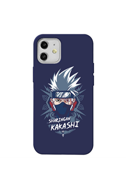 Other Apple iPhone 12 Anime Mangoo Dark blue Colored Silicone TPU Θήκη