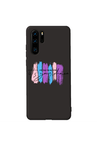 Other Huawei P30 Pro One Day Or Day One Black Colored Silicone TPU Θήκη