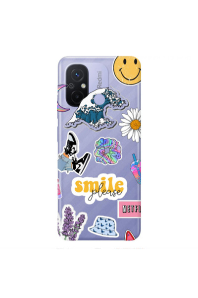 Other Xiaomi Redmi 12C Smile Moon Transparent Silicone TPU Θήκη