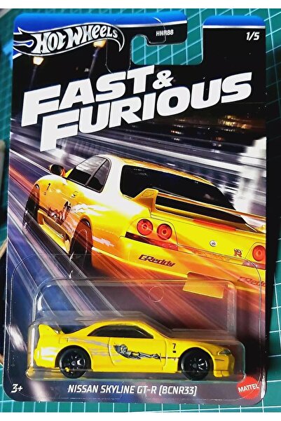 Hot Wheels x Sinsay نيسان سكايلاين جي تي-آر (BCNR33) (1/64) من فيلم فاست آند ...
