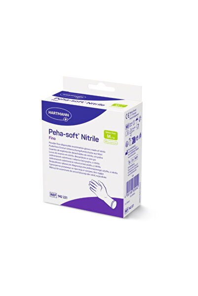 Hartmann | Peha-Soft Nitrile Fino Γάντια Νιτριλίου Χωρίς Πούδρα Medium | 10τμχ