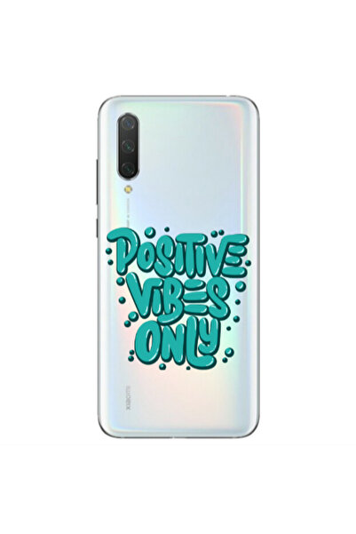 Other Xiaomi Mi 9 Se Positive Vibes Only Transparent Silicone TPU Θήκη