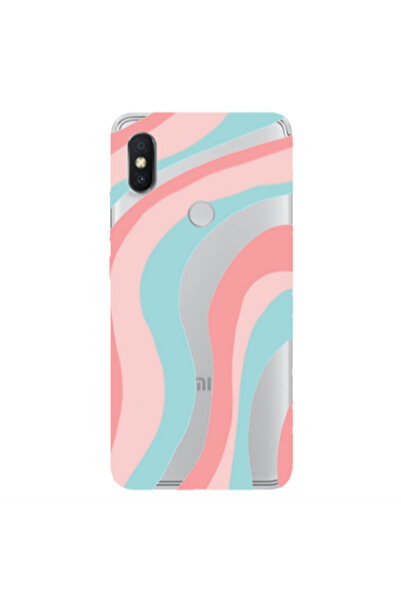 Other Xiaomi Redmi S2 Colored lines Transparent Silicone TPU Θήκη