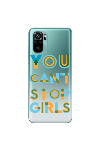 Other Xiaomi Redmi Note 10 4G You Cant Stop Girls Transparent Silicone TPU Θήκη