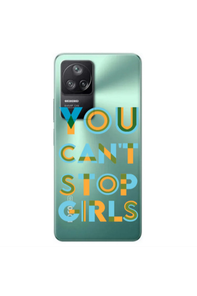 Other Xiaomi Poco F4 You Cant Stop Girls Transparent Silicone TPU Θήκη