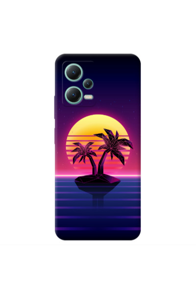 Other Xiaomi Redmi Note 12 Pro 5G Moon and Palmie Transparent Silicone TPU Θήκη