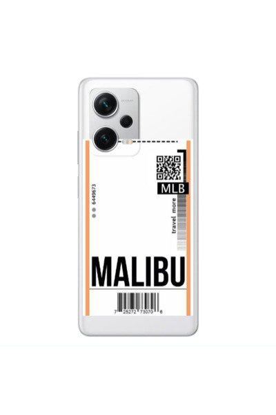 Other Xiaomi Redmi Note 12 5G Malibu Travel More Transparent Silicone TPU Θήκη