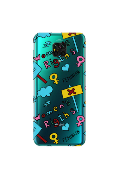 Other Xiaomi Redmi Note 9S Feminism Transparent Silicone TPU Θήκη