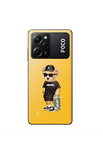 Other Xiaomi Poco X5 Pro Bear with glasses Transparent Silicone TPU Θήκη