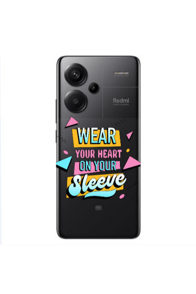Other Xiaomi Redmi Note 13 Pro+ 5G Wear Your Heart Transparent Silicone TPU Θήκη