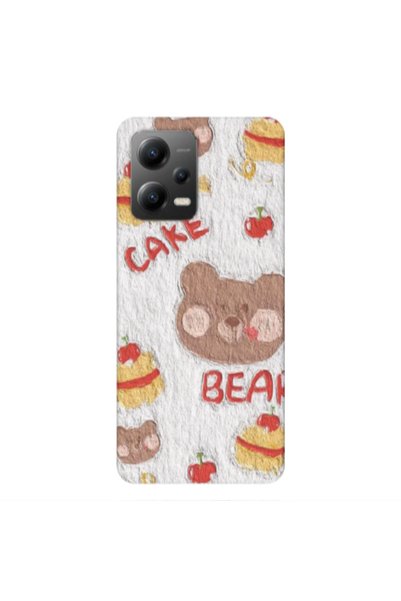 Other Xiaomi Poco X5 Cake Bear Transparent Silicone TPU Θήκη