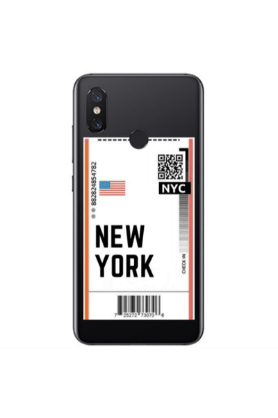 Other Xiaomi Mi 8 New York NYC Transparent Silicone TPU Θήκη