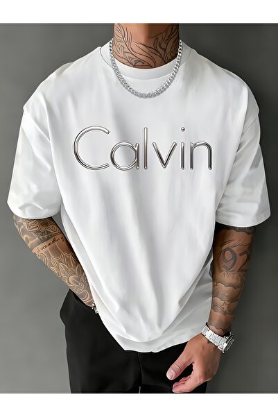 799 Men'S Casual Round-Neck T-Shirt with Letter Pattern Print, Stylish Short-...