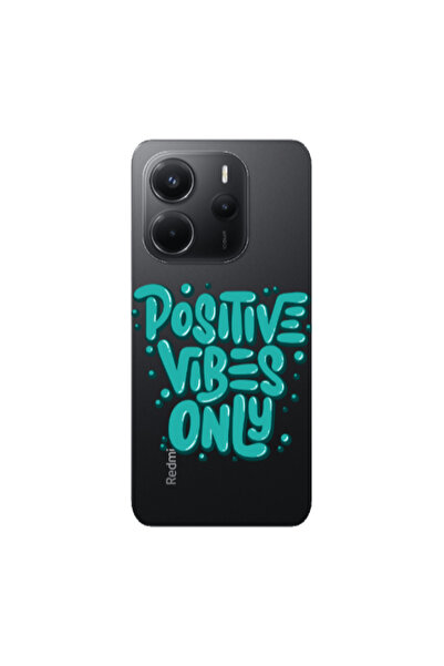 Other Xiaomi Redmi Note 14 Positive Vibes Only Transparent Silicone TPU Θήκη