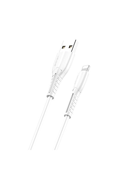 Usams Cablu U35 USB-A la Lightning 2A 1m Alb
