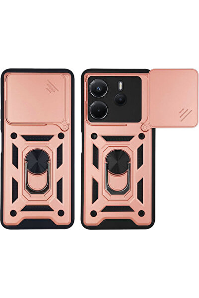 Other Θήκη Ring Armor Campro Sonique Xiaomi Redmi Note 14 4G 164.84mm Ροζ Χρυσό