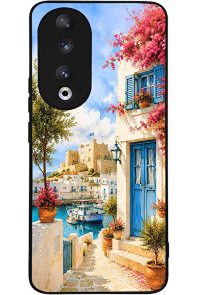 Other Σονίκ Σειρά Μούζα των Ελληνικών Νησιών Honor 90 5g Θήκη Λιμάνι του Ρόδου