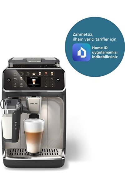 Philips Lattego Tam Otomatik Espresso Makinesi Ep5443/70, 1550 W Güçle 12 Çeş...