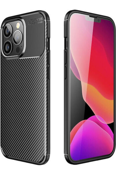 Other Nexeri Carbon Πίσω Κάλυμμα Σιλικόνης Μαύρο (iPhone 16 Pro) Κωδικός: GSM...