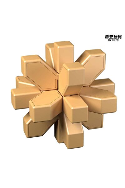 QY TOYS Puzzle Kong Ming Lock, Lacăt cu floare de prun