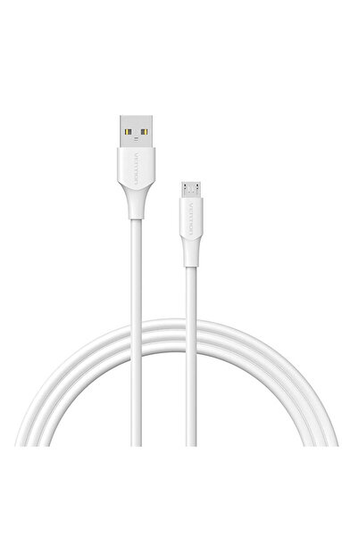 Vention CTIWI Καλώδιο USB σε Micro-USB 3μ 2Α Λευκό