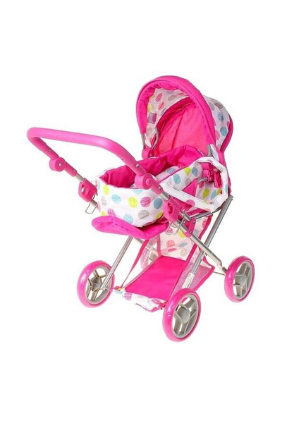 adar Carucior pentru papusi cu functie de plimbare, port-bebe detasabil, mult...
