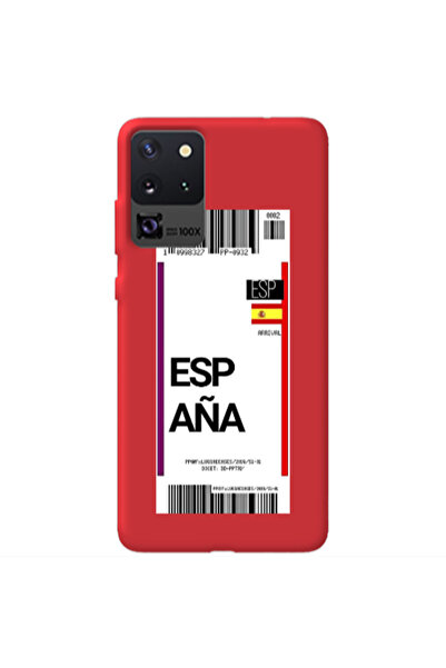 Other Samsung S20 Ultra Espana Arrival Red Colored Silicone TPU Θήκη