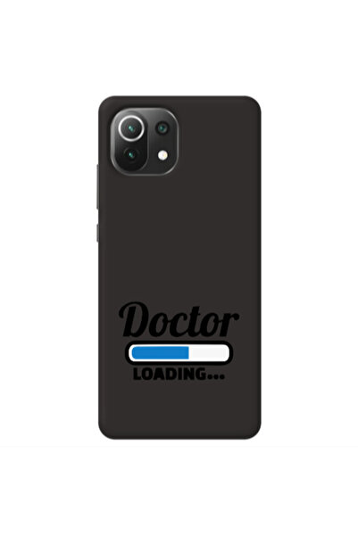 Other Xiaomi Mi 11 Lite Doctor Loading Black Colored Silicone TPU Θήκη
