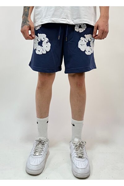zaee D.Tears Printed Oversize Shorts
