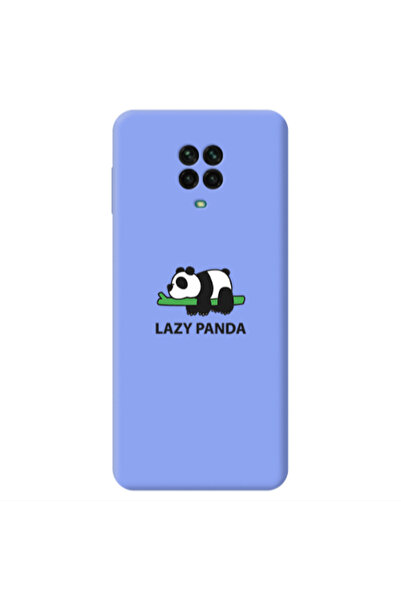 Other Xiaomi Redmi Note 9 Pro Lazy panda Light Purple Colored Silicone TPU Θήκη