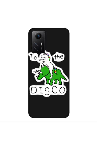 Other Xiaomi Redmi Note 12s To the disco Black Colored Silicone TPU Θήκη