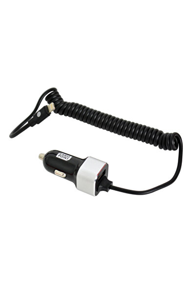 Carpoint Încărcător auto cu cablu conector hibrid MicroUSB MFi Dock 8 pini, 1...