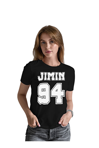 Generic عالم الموضة تيشرت قطن بطباعة عالية الجودة بتصميم BTS JIMIN