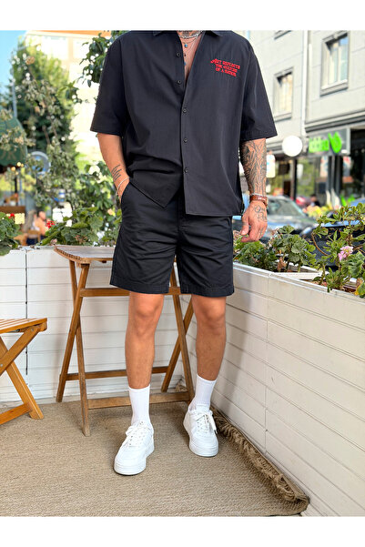 manch collection Basic Gabardin Şort