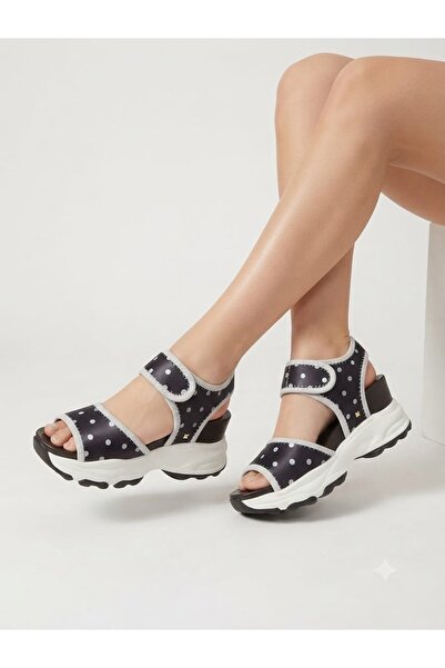 esen Women's Wedge-Heeled Sports Sandals [9]Cm