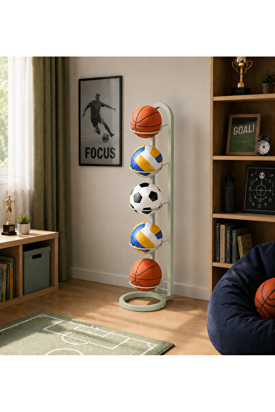 df doffo.com.tr creative furniture designs 5-Shelf Ball Basket Multi-Tier Bal...