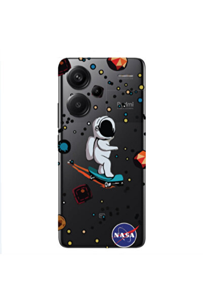 Other Xiaomi Redmi Note 13 Pro+ 5G Astronaut with skateboard Transparent Sili...