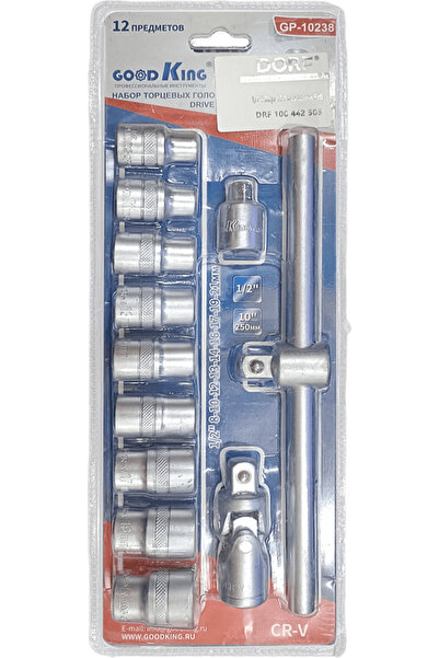 dorf Goodking 1/2 Lokma Seti 12 Parça T Kollu Pvc Paket