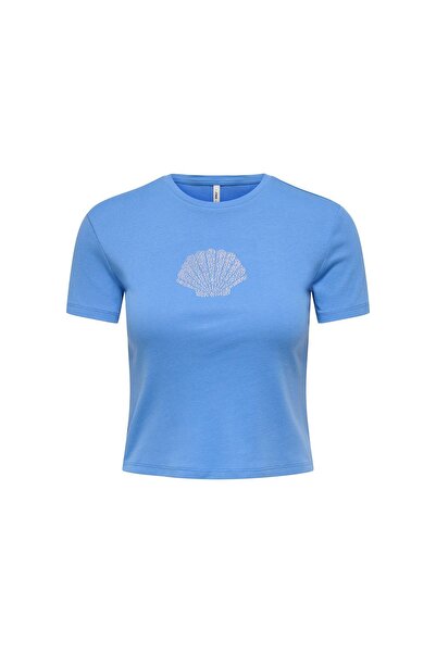 ONLY Tricou de damă 15346419 Albastru