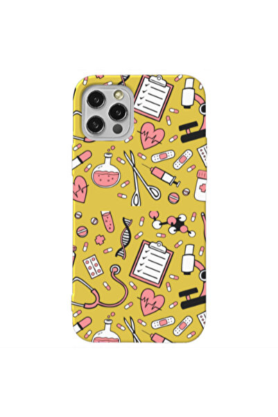 Other Apple iPhone 13 Pro Laboratory Yellow Colored Silicone TPU Θήκη