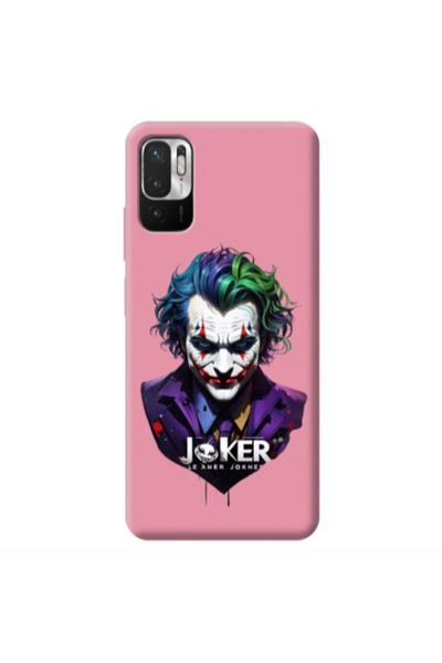 Other Xiaomi Redmi Note 10 Pro 5G Le amer Joker Pink Colored Silicone TPU Θήκη