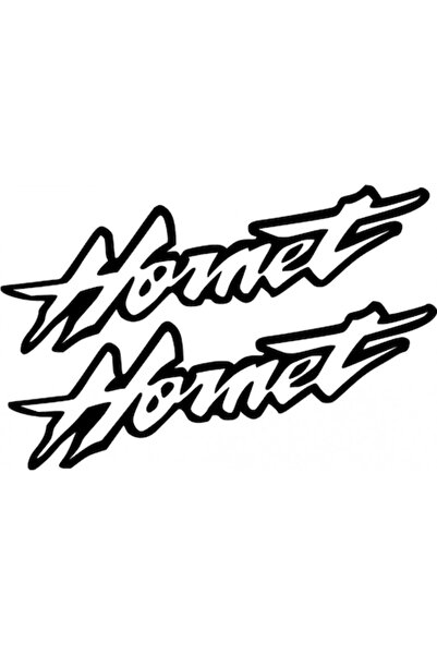 Oracal Αυτοκόλλητο x2, Honda CB Hornet, Μαύρο, 20εκ.
