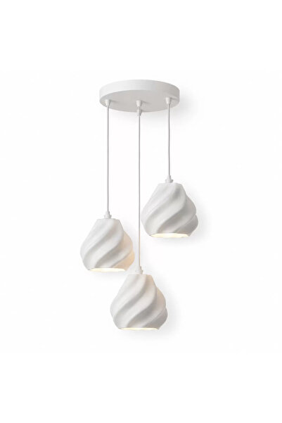 tigea accessories Pumpkin Salon Oturma Odasi Üçlü Sarkıt Avize – Salon Aydınl...