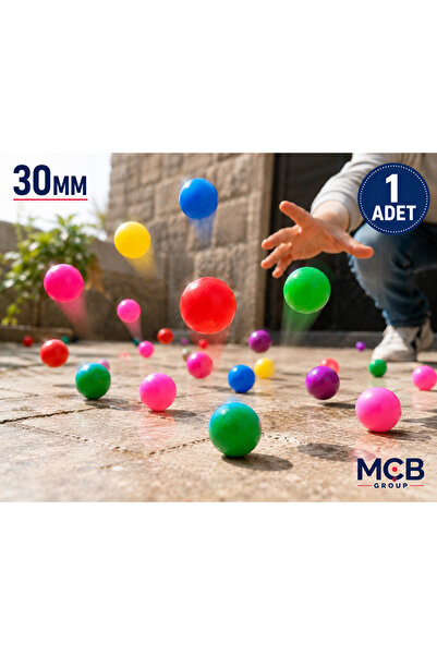 Mçb Group 30 mm Zıplayan Top Kauçuk Oyuncak Top Yüksek Zıplama Dayanıklı 1 Adet Renk Stok Durumuna Göre Gönder