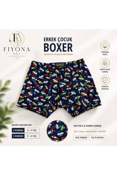 GÜMÜŞ Erkek Çocuk Boxer