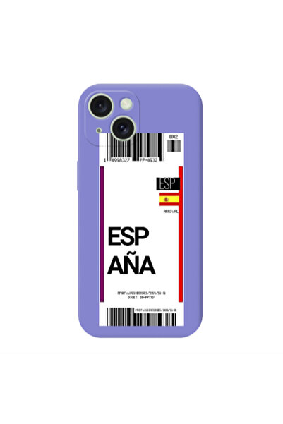 Other Apple iPhone 15 Plus Espana Arrival Purple Colored Silicone TPU Θήκη