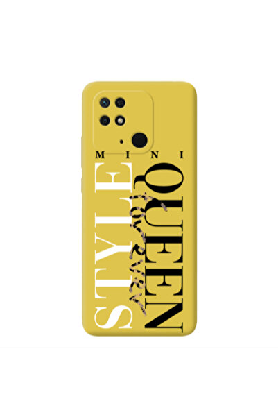Other Xiaomi Redmi 10C Mini Quen Forever Yellow Colored Silicone TPU Θήκη