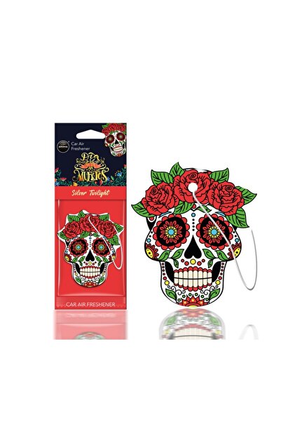 AROMA CAR MUERTOS Αρωματικό Αυτοκινήτου AROMA DIA DE LOS MUERTOS Ασημένια Λυκ...