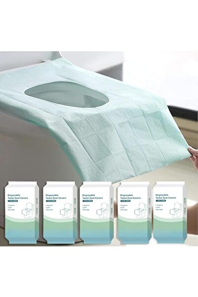 Arabest 50Pack Extended Disposable Soft Flushable Toilet Seat Covers, 40 * 60...